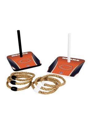NEW IN BOX Chicago Bears Ring Toss Tailgate Game Set With 2 Targets & 6 Weighted